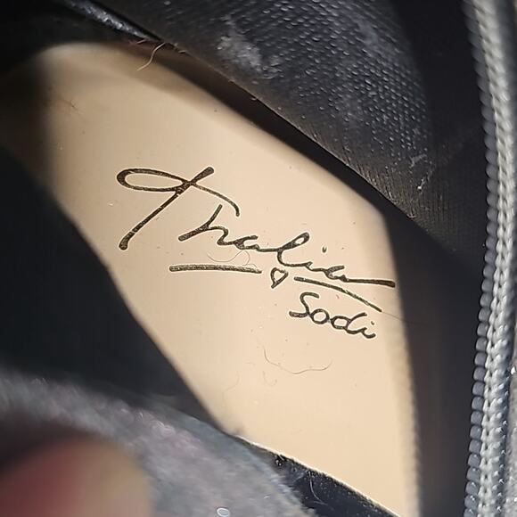 Thalia Sodi Raquell Booties Pewter Bling Heeled Boots Womens Size 5 NEW - Picture 12 of 16